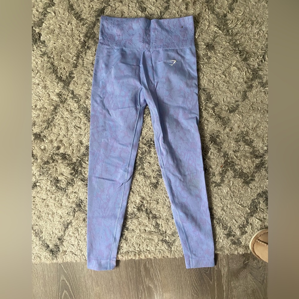 Blue camo gymshark leggings